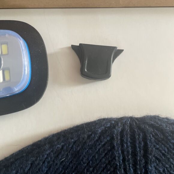 Unisex Rechargeable LED Beanie Hat Knit Winter Light Up Headlamp Cap USB Warm - Picture 4 of 7